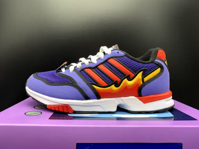 Adidas Men's ZX 1000 The Simpsons “Flaming Moe's” Purple Red H05790 Men Size 4