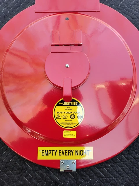 Zoro Select 26754 Drum Cover,Vapor Trap,For 55 Gal Drum