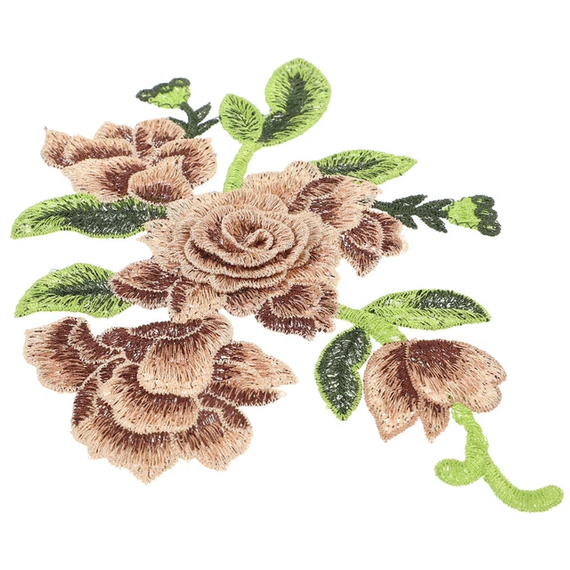 2 Paia Di Toppe Adesive Ricamate Con Fenicotteri Rosa - 14x9 Cm, Per Vestiti, Jeans, Borse E Decorazioni Fai Da Te - 2