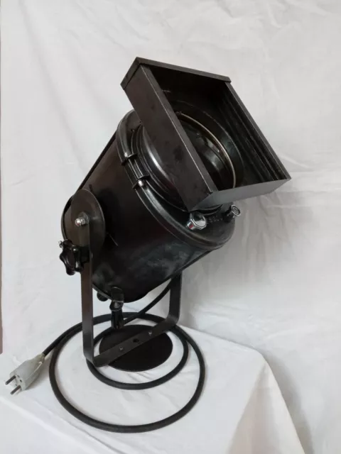 Ancien projecteur Cremer lampe vintage loft industriel cinéma théatre