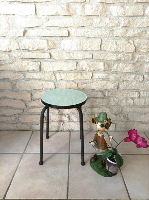 Tabouret rond en formica