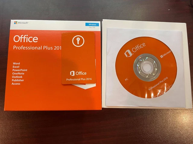 MICROSOFT OFFICE 2021 Professional Plus DVD Genuine Sealed Box 