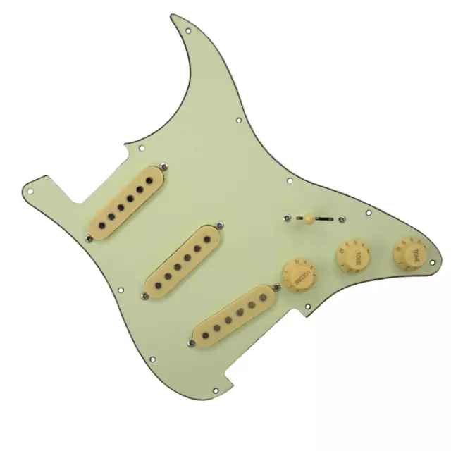 3 Ply Sss Guitar Loaded Pickguard Cadeaux pour débutants pour accessoires de