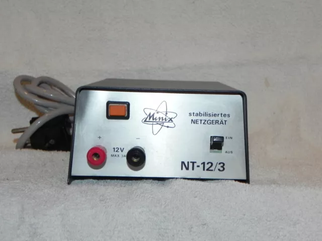 Minix NT 12/3 Stabilisiertes Netzgerät  Netzteil 12V