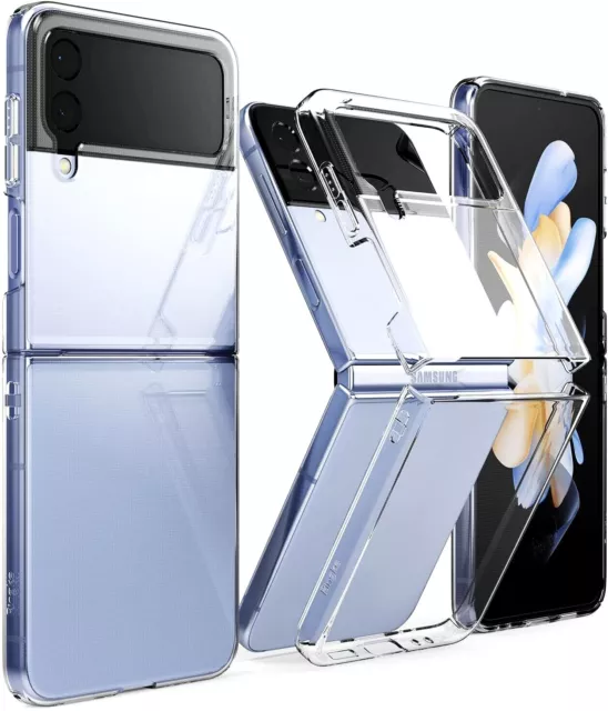 Cover Per Samsung Galaxy Z Flip 4 Custodia Trasparente Morbida Silicone Tpu
