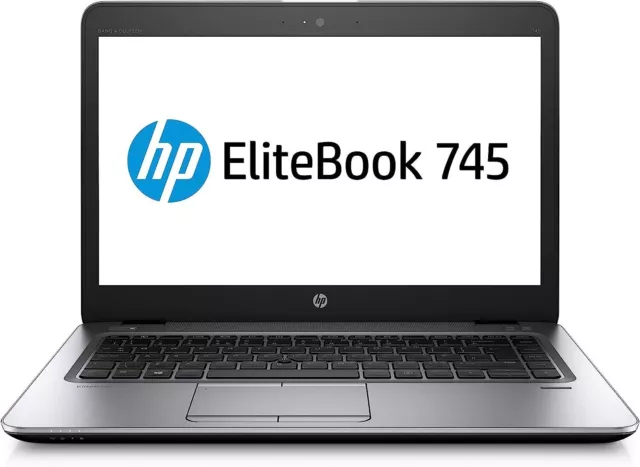 Cheap HP EliteBook 745 G4 Laptop 14" AMD Pro, Radeon GPU, SSD, 8GB, Windows 10