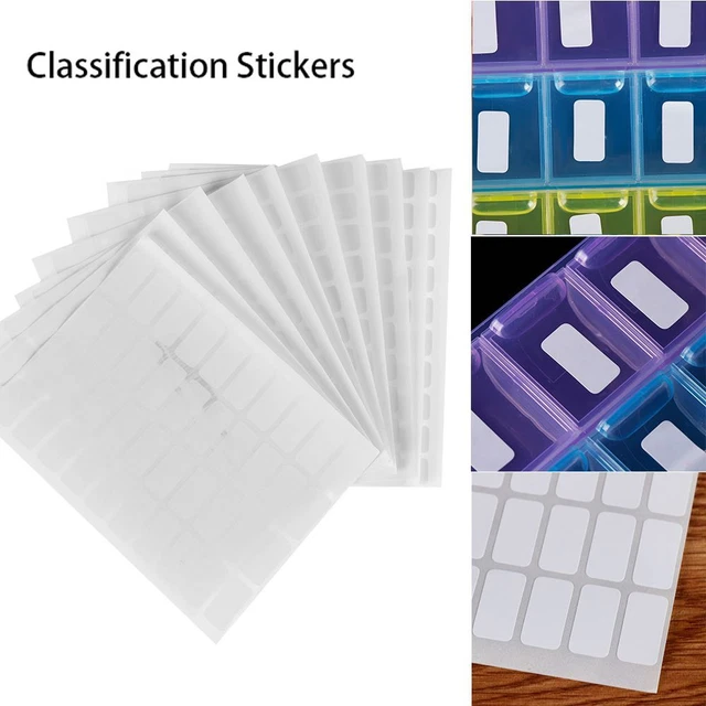 Empty Game Classification Sticker ADHESIVE CLASSIFICATION STICKY Blank Tags Package Label Distinguish ...
