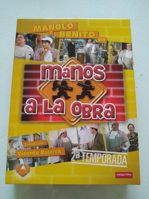 MANOS A LA Obra Manolo Benito Complete Second Season 4 X DVD Spanish manos-a-la-obra-manolo-benito-complete-second-season-4-x-dvd-spanish