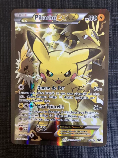 Carte Pokémon Pikachu EX - XY124 - Promo FR