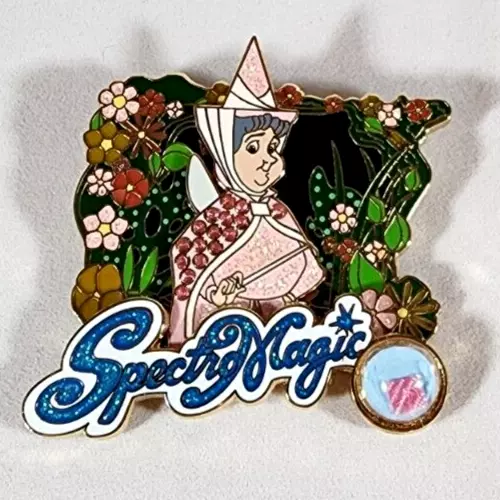 100404 Piece of Disney History 2014 Spectro Magic Flora LE Pink Fairy Pin NOC
