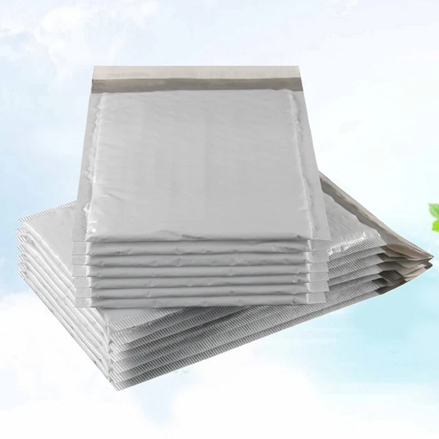 50 pz Borse Spedizione Imbottite Poly-Mailer Grey