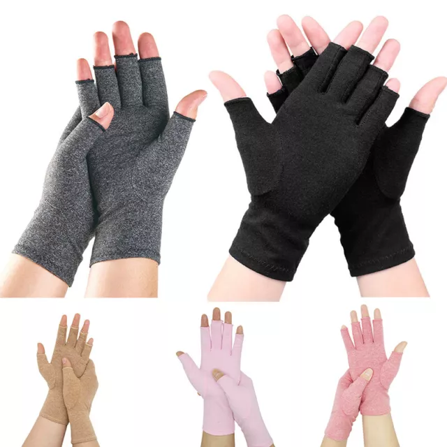 Gants De Compression Anti-Arthrite Soutien Sans Doigts Soulagement De La R