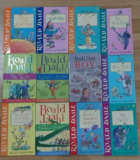 Roald Dahl Kids Book Collection of 12 Books Job Lot Bundle Boy Matilda The Twits