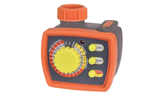 Programmatore analogico irrigazione con orologio meccanico Timer Papillon