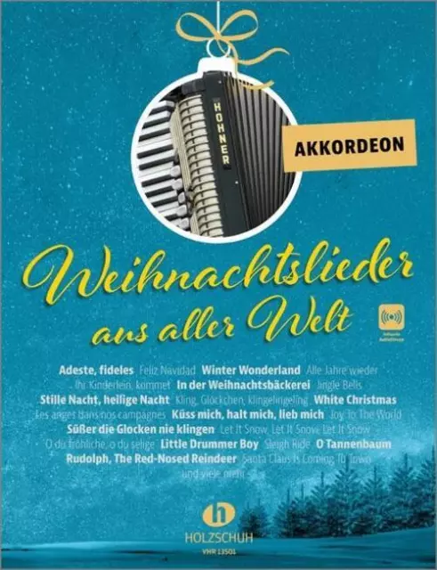 Weihnachtslieder aus aller Welt - Akkordeon | Broschüre | Deutsch (2023) | 44 S.