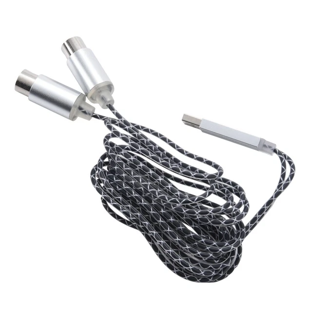 MIDI Cable to USB IN-OUT Converter, Professional MIDI Interface with Indica F6D4