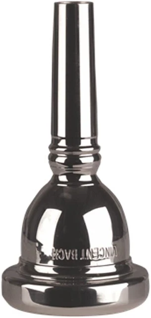 Bach 3505GB Small Shank Tenor Trombone Mouthpiece, Silver Plated, 5GB Cup D
