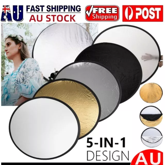 5in1 Photo Reflector Studio Photography Light Multi Collapsible Light Reflector