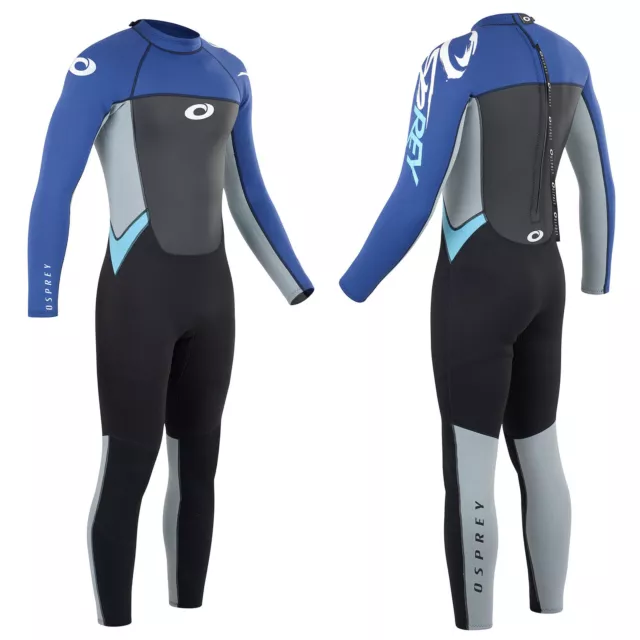 Osprey Mens Origin 3mm Wetsuit | Full Length Summer Neoprene Wetsuit, Navy