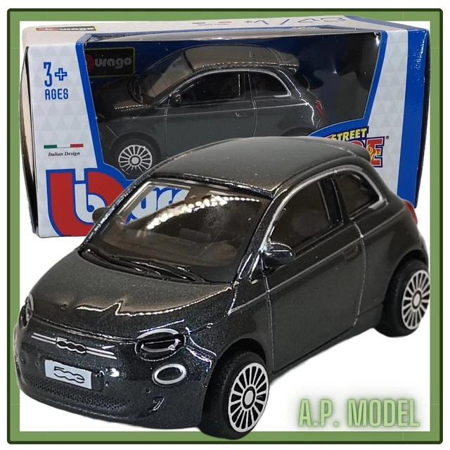 MODELLINO AUTO SCALA 143 fiat 500 E modellini cinquecento della burago