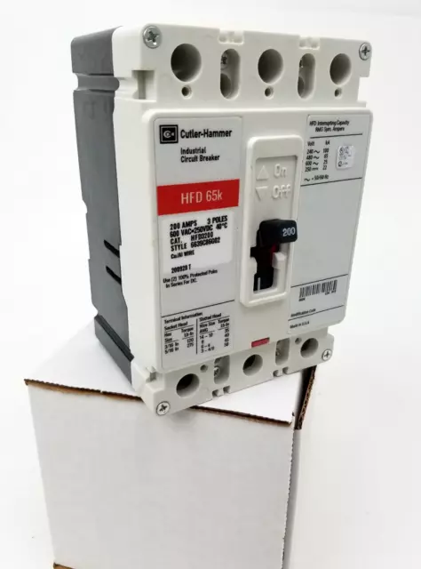 HFD3200 Cutler-Hammer 200 Amp Circuit Breaker *NEXT DAY OPTION* NEW SURPLUS