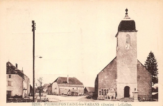 PIERREFONTAINE-Les-VARANS - l'église  (Doubs)