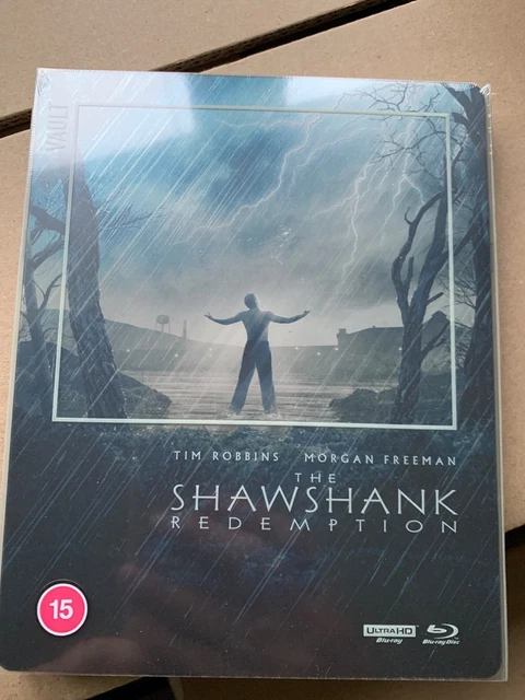 THE SHAWSHANK REDEMPTION 4K UHD Blu-ray UK FILM VAULT STEELBOOK *READY ...