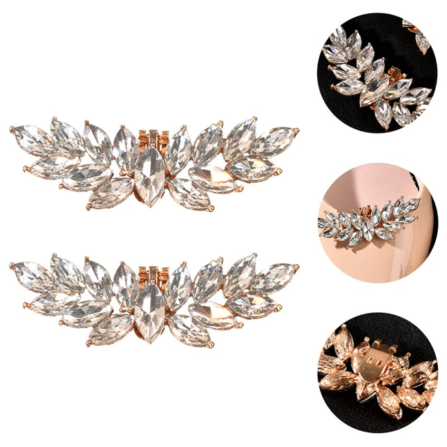 Accessori scarpe in lega di zinco scarpe fibbia matrimonio clip gioielli
