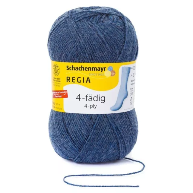 Regia Strickwollgarn 4-lagig 100g Fingersocke Merino einfach gehäkelt 3