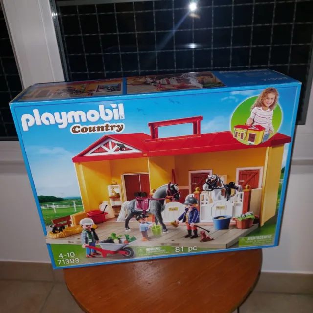 PLAYMOBIL Country 71393 Écurie transportable