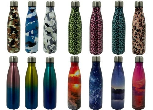 GOURDE BIDON,Gold--bouteille Thermos en acier inoxydable, flacon à thé