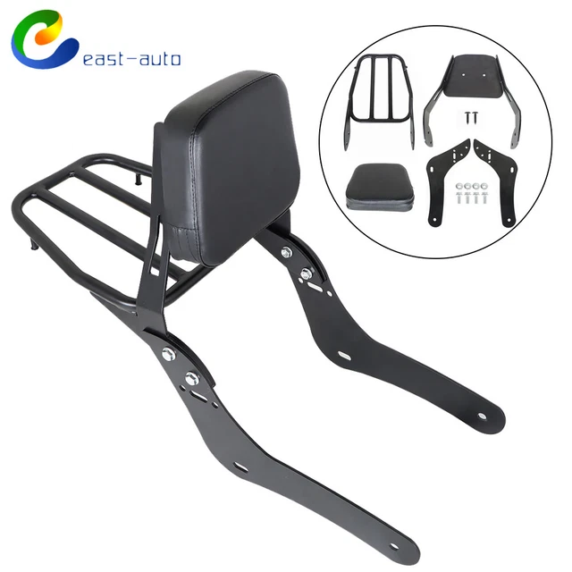 For Honda Rebel CMX300 CMX500 2017-2020 Backrest Sissy Bar With Luggage Rack Pad