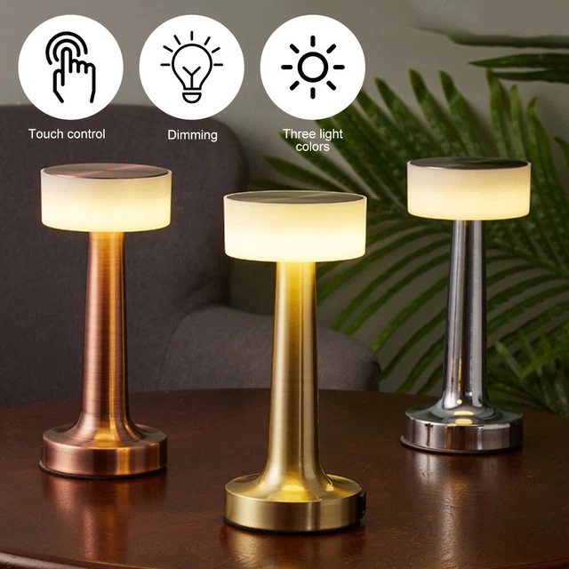 Retro LED Table Lamp Eye Protection USB Touch Charging Light Bar USB Outdoor