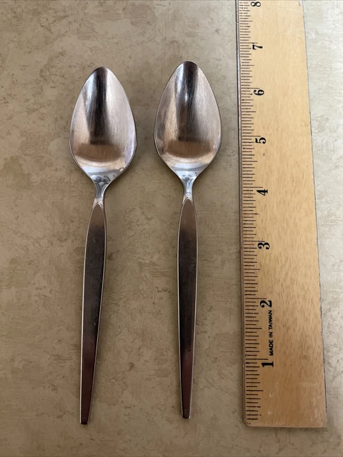Oneida Community Stainless Older Satinique 2 Teaspoons Betty Crocker