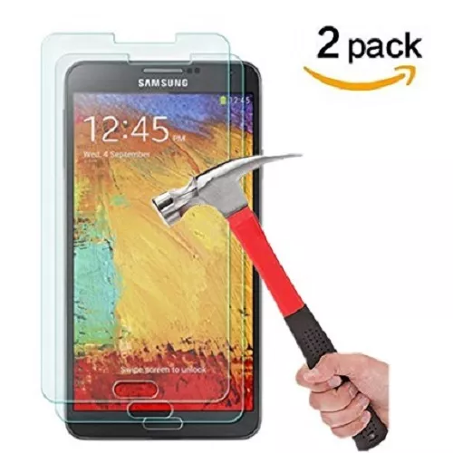 2-Pack Premium Real Tempered Glass Screen Protector for SAMSUNG Galaxy Note 4