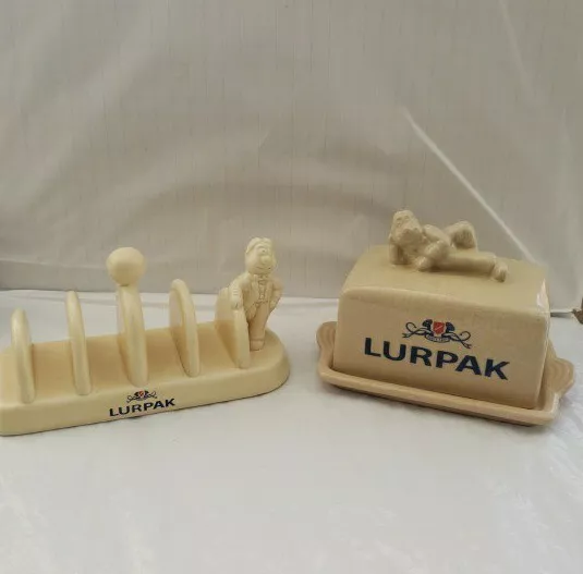 Lurpak Butter Dish & Toast Rack 1980