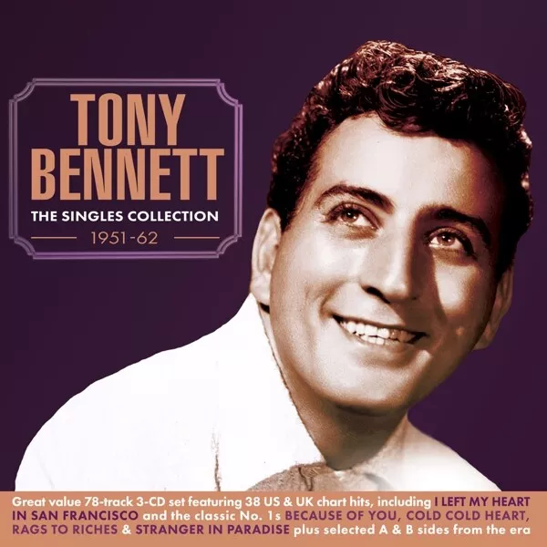Tony Bennett - Singles Collection 1951-62  3 Cd Neu