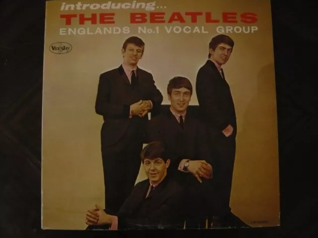 INTRODUCING THE BEATLES ENGLANDS No. 1 VOCAL GROUP  VEE JAY VJLP 1062