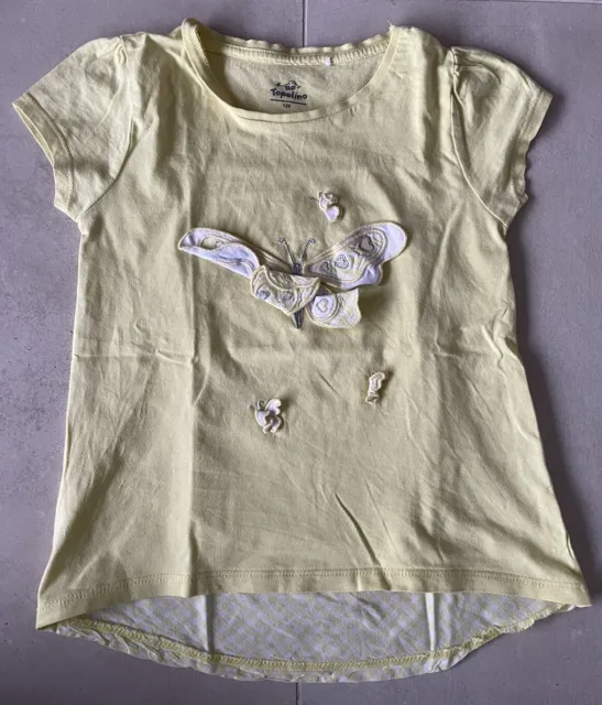 Mädchen Shirt kurzarm Gr.128 von Topolino