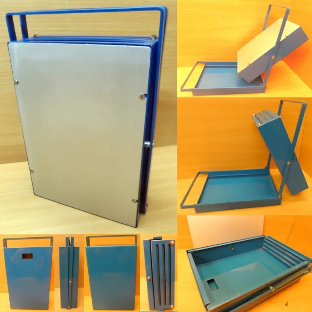 Scatola In Metallo Blu Per Elettronica – Metal Blue Box For Electronics