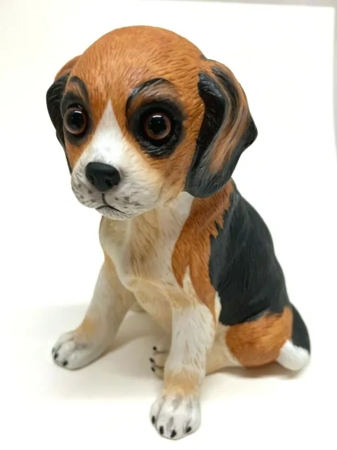 Geo Z Lefton Porcelain Beagle Puppy Dog Figurine 1985