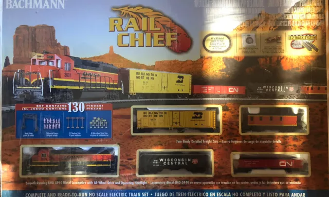 Bachmann Rail Chief Set (HO Scale) [BAC00706] FREE SHIPPING