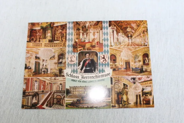 Ansichtskarte Postkarte Schloss Herrenchiemsee gebaut v. König Ludwig