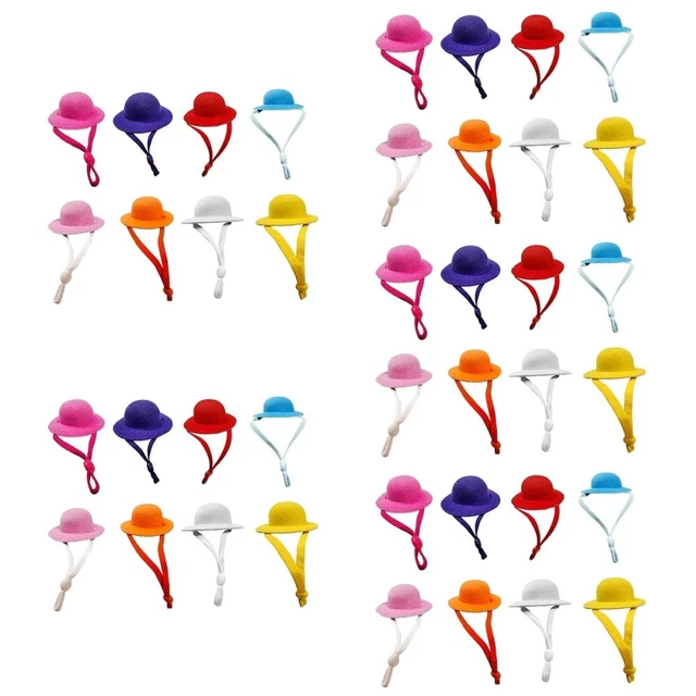 40 Pcs Animal Costume Hamster Hats Hen Hat Hamster Accessories Little Snake