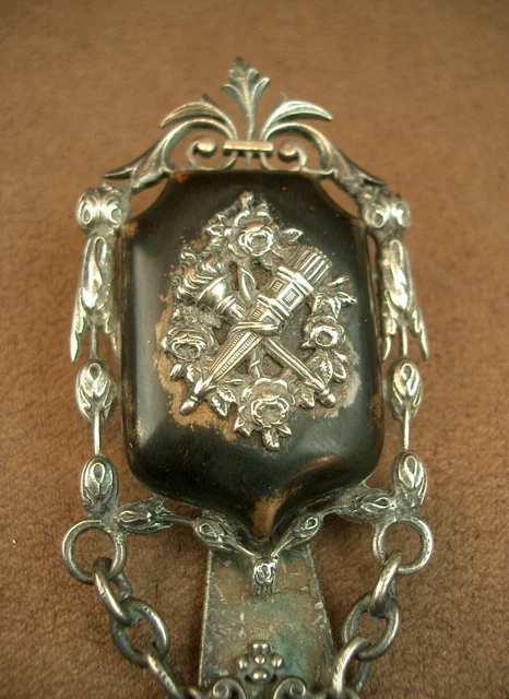 Chaine De Montre à Gousset En Métal Argenté - Vintage - Occasion