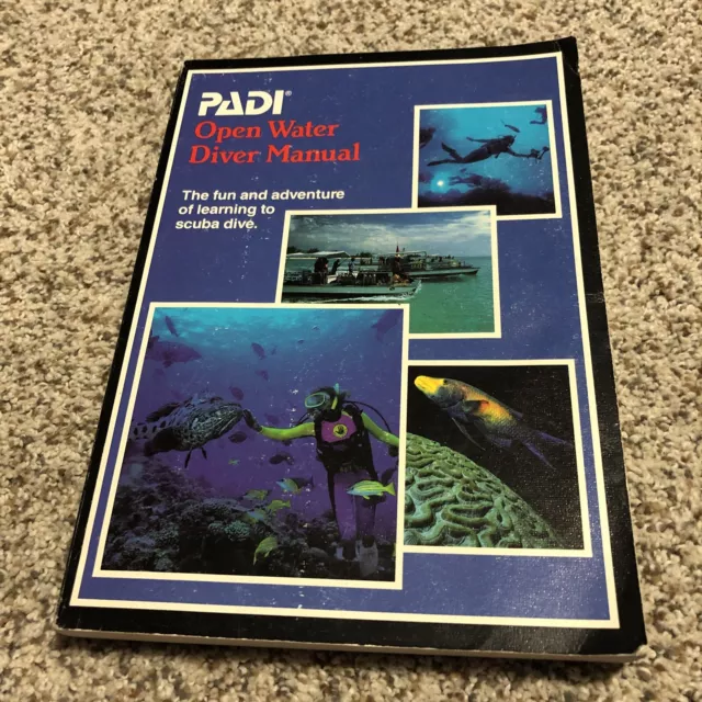 PADI Open Water Diver Manual Scuba Diving Book Paperback Softcover