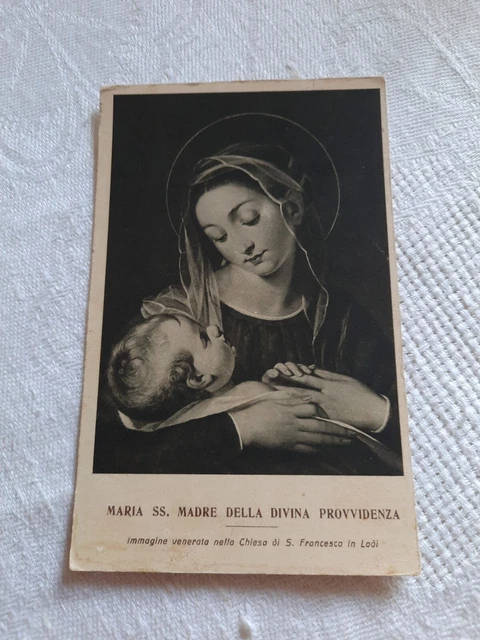 Lodi - Chiesa di S. Francesco - Maria SS. della Divina Provvidenza - Vg  1934