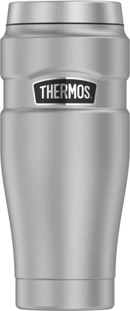 Thermos Stainless King Vacuum Insulated Stainless Steel Tumbler, 16oz, Matte