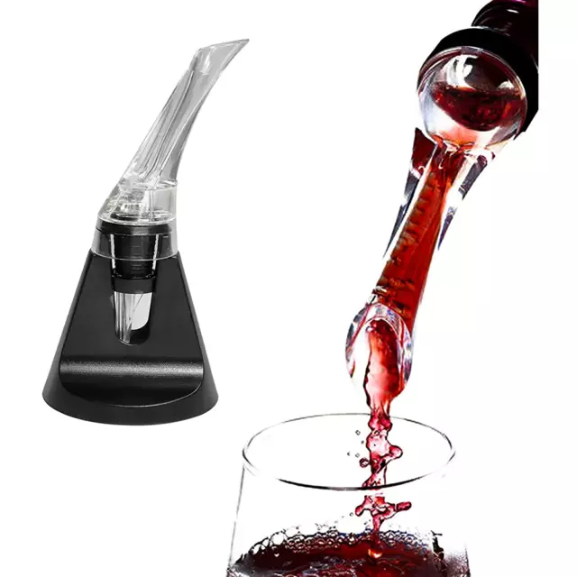 Portable Wine Aerator Pourer Dripless Spout Premium Aerating Spout Mini Spout