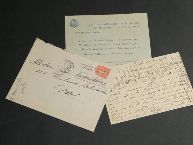 Marcel Achard - Carte postale autographe signée de remerciements à